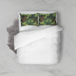 Green Camouflage Pattern, militärisches Muster, Ar Kissenbezug