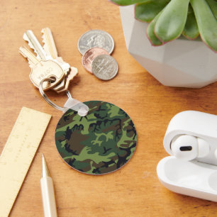 Green Camouflage Pattern, militärisches Muster, Ar Schlüsselanhänger