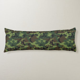Green Camouflage Pattern, militärisches Muster, Ar Seitenschläferkissen