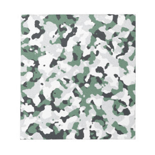 Green camouflage pattern notizblock