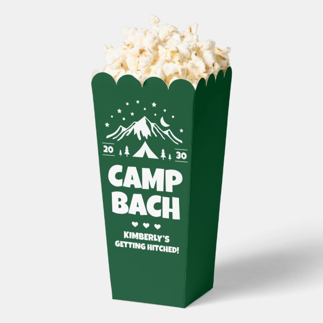 Green Camping Junggeselinnen-Abschied Geschenkschachtel (Geplatzt)