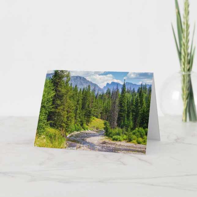 Green Card North Fork Shoshone River Karte (Vorderseite)