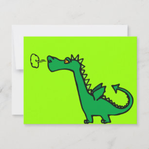 Green Cartoon Dragon