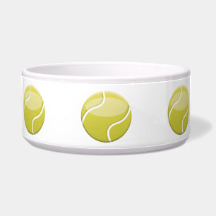 Green Cartoon Tennis Balls Illustration Napf