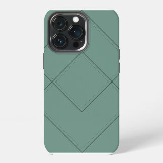 Green Case mit geometrischem Design iPhone 13 Pro Hülle