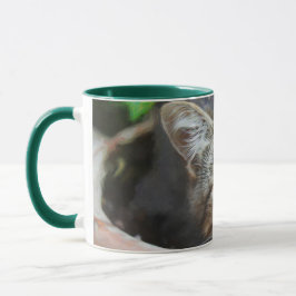 Green Cat Eyes Tasse