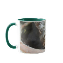 Green Cat Eyes Tasse