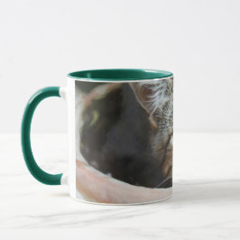 Green Cat Eyes Tasse
