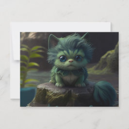 Green-Cats-Postkarten Postkarte