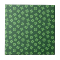 Green Celtic Irish Four Leafed Clovers St Patrick