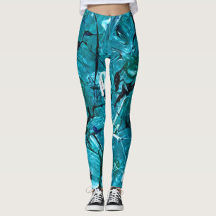 Green Chaos Leggings