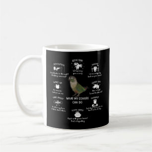 Green Cheek Conure Talent Green Cheek Conek Kaffeetasse
