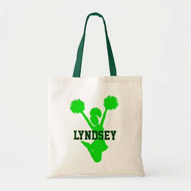 Green Cheerleader Tote Bag Tragetasche (Vorne)