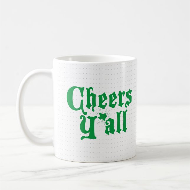 Green Ches Y'all Coffee Tasse (Links)