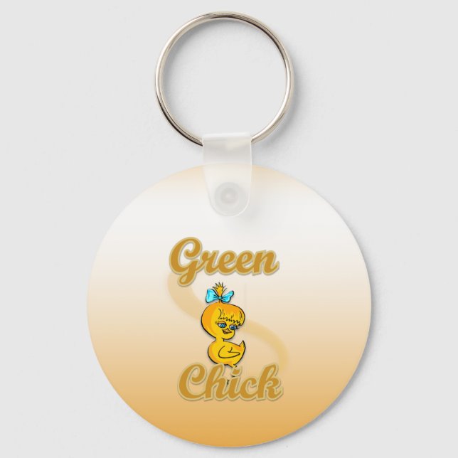 Green Chick Schlüsselanhänger (Vorderseite)