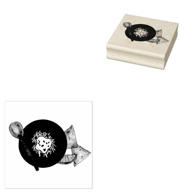 Green Chili Chili Chile Verde Colorado Tex Mex Gummistempel (Stempel)