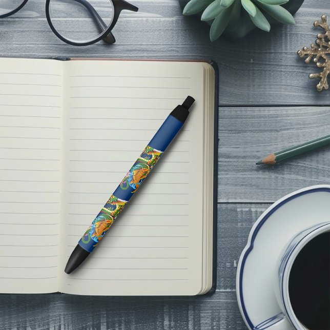 Green Chinese Dragon Koi Kugelschreiber (Von Creator hochgeladen)