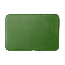Green Christmas Bath Mat