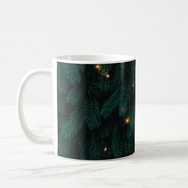 GREEN CHRISTMAS BAUM MIT LICHT KAFFEETASSE (Links)