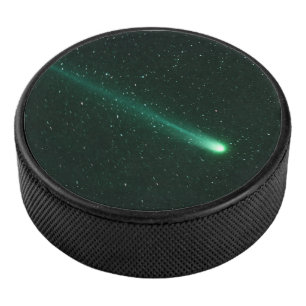 Green Christmas Comet 46P/Wirtanen Eishockey Puck