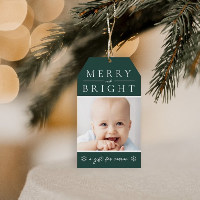 Green Christmas Gift Tag Geschenkanhänger (Von Creator hochgeladen)