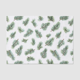Green Christmas Pine Tree  Seidenpapier