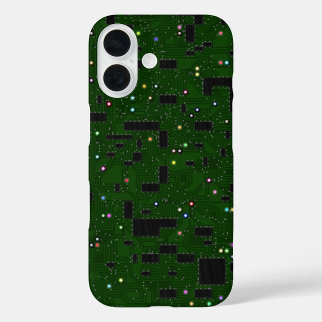 Green Circuit Board Case-Mate iPhone Hülle (Rückseite)