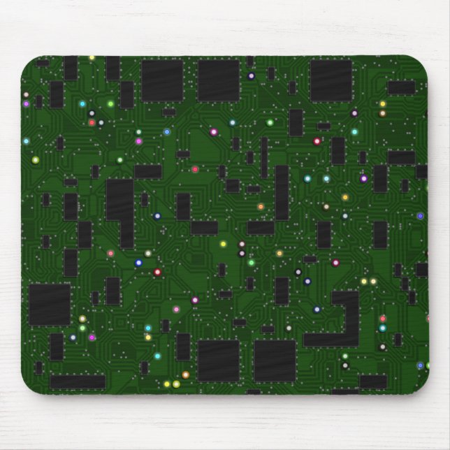 Green Circuit Board Mousepad (Vorne)