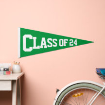 Green Class of XX School Pennant