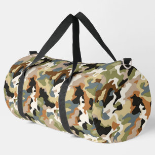 Green Classic Camouflage Duffle Bag