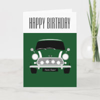 Green Classic Mini Car