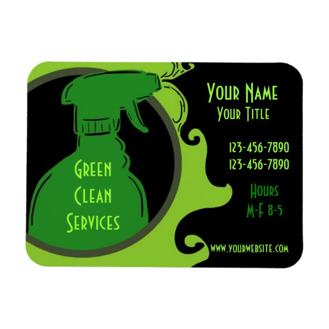 Green Clean Design Werbeunternehmen MAGNET (Horizontal)