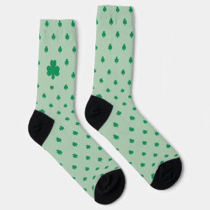 Green Clover Blätter Pattern St Patrick's Day Socken