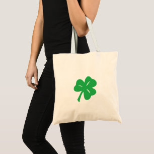 Green Clover Leaf Budget Tasche