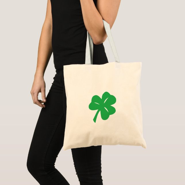Green Clover Leaf Budget Tasche (Vorderseite (Produkt))