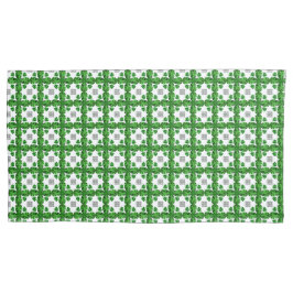 Green Clover Pattern Kissenbezug