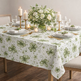  Green Clover Pattern • St. Patrick’s Day  Tischdecke