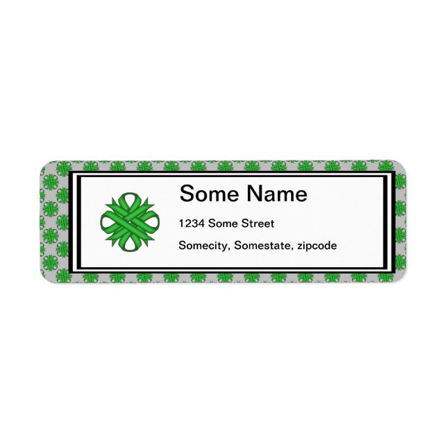 Green Clover Ribbon von Kenneth Yoncich (Vorne)