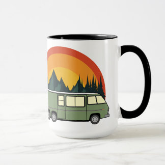 Green Coach Rainbow Mountains Lg Kaffee Tasse