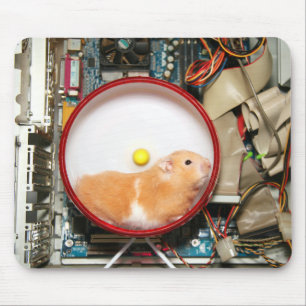 Green-Computer-Power Mousepad