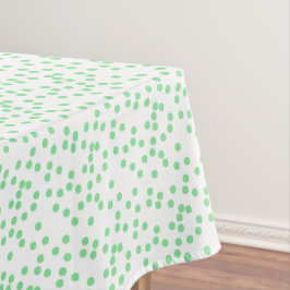Green Confetti / Punkt Tischdecke