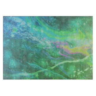 Green Cosmic Hurricane Schneidebrett