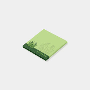 Green Crab Celtic Knot Post-it Klebezettel