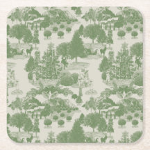 Green Cream Christmas Winter Wonderland