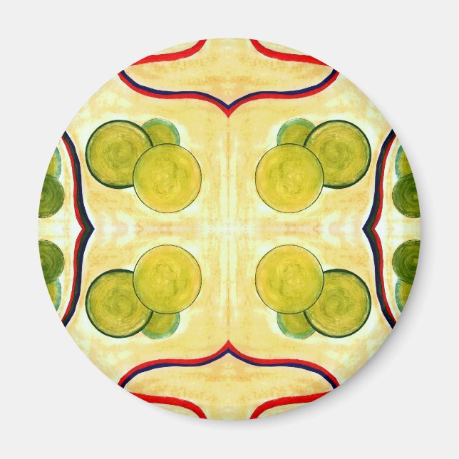 Green Cream Float Magnet (Vorne)