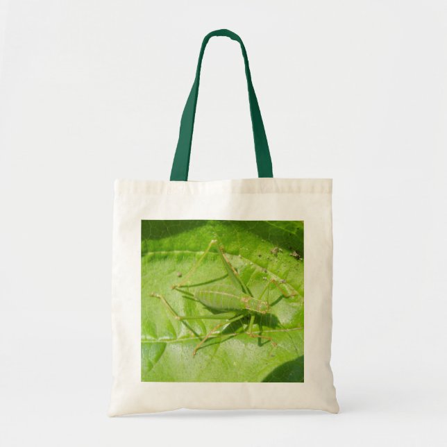 Green Cricket Camouflage Tote Bag Tragetasche (Vorne)