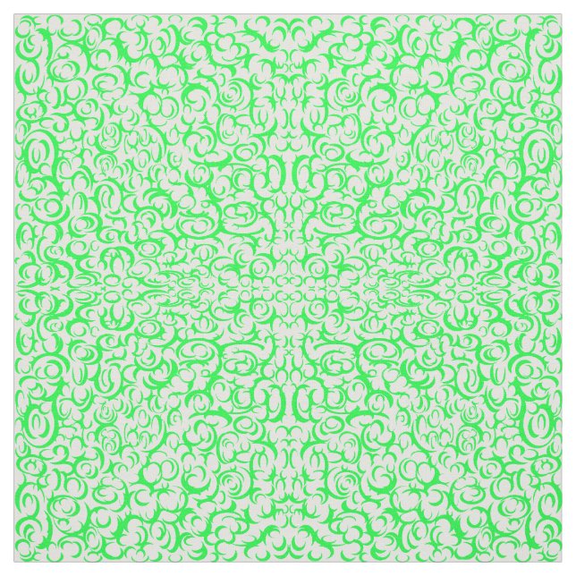 Green Curves Stoff (Muster)