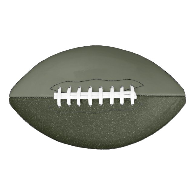 Green Custom Football mit zwei Tonen (Vorderseite)