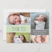 Green Custom Pictures Baby Dusche Vielen Dank