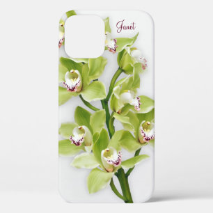 Green Cymbidium Orchid Floral iPhone 6 Fall Case-Mate iPhone Hülle
